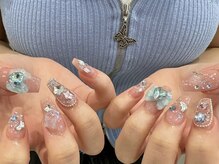 フェイン 青山店(fein.)/埋め尽くしネイル/リボン