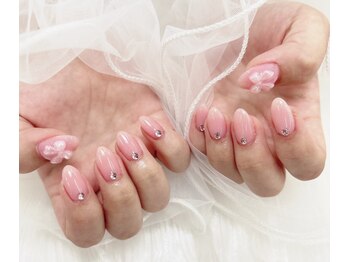 東海最大級ネイルサロン by レディスペネイル 名駅店/りぼんネイル☆