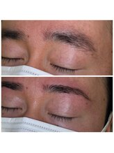 BWサロン(BW salon)/男性平行ナチュラル眉WAX脱毛