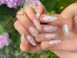 ☆9900円 クリアフラワー 0620d