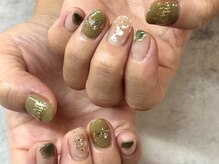 エヌドットプラスネイル(N.plus NaiL)/秋ネイルデザイン 
