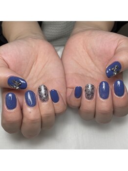 ライフ セカンド(LIFE2nd)/ネイビー×シルバー