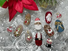 クリスマスネイル