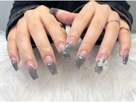 【スカルプ】ラメグラデーション