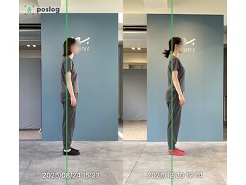 エヌピラティス 神戸三宮店(Nピラティス)/姿勢が変わると印象も変わる