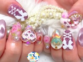 お客様オーダーゆめかわネイル