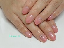 フランセス(Frances)/ピンクグラデ　ポイントストーン