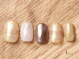 モヘアチェックネイル[吉祥寺]