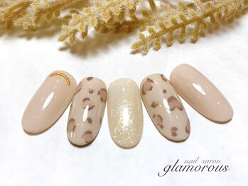 ネイルグラマラス 西新井店/《パラジェル》ヒョウ柄ネイル