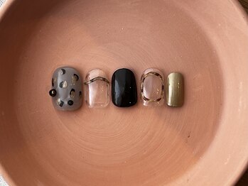 カラ ネイル 中津店(calla nail)/大人クリア感デザイン