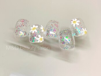 エムアンドディビューティサロン 銀座店(M&D)/【定額トレンド】short nails♪