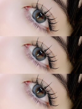 ミリミリ(milimili)の写真/視線を惹きつける印象的な目元へ★長さに長短をつけるので絶妙な束感で上品なまつ毛に◎