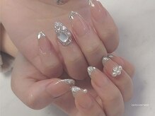 アーブルネイル(arbre nail)/●ガラスフレンチbijou