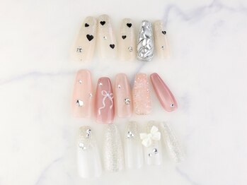 ネイルサロン赤ちゃんの写真/【定額シンプルデザインコース/5500円】毎月10種類から選べる定額デザインが大人気☆指先を毎月可愛く♪