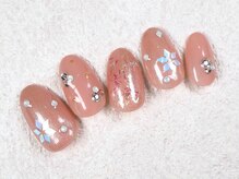 ケージュール(Kjour)/雪の結晶　ベージュピンク