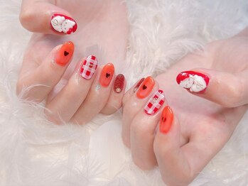 シナモンネイル(cinnamonnail)/ガーリーネイル♪