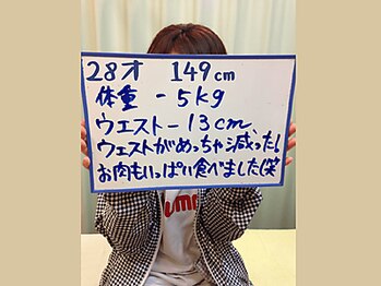 杉本接骨鍼灸院/60.3kg→？kg　26歳　156cm