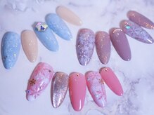 シェルリ 用賀(Shellri)/雪の結晶ネイル
