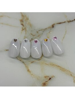 キャンアイドレッシー 茨木店(Can I Dressy)/ハートネイル