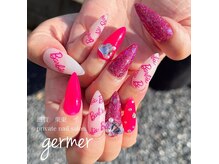 ジェルメ(germer)/ピンク可愛い！バービーネイル♪