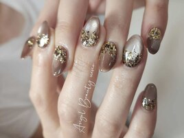 カジュアルな秋ネイル