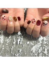 《ハンド》バレンタインネイル