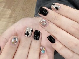 黒ネイル