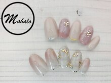 マハロネイル(Mahalo Nail)/キラキラストーンネイル