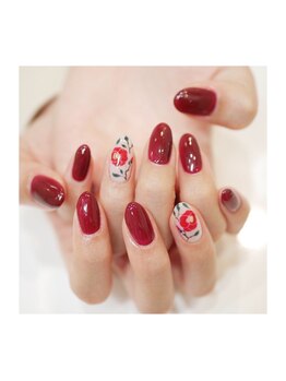 ビューティービースト フォー ネイルアンドアイラッシュ 松浜店(beauty:beast)/椿ネイル☆