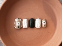 カラ ネイル 中津店(calla nail)/ふわふわ♪ホワイトフラワー