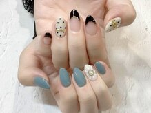 アンジュネイル(Angenail)/ぷっくりフラワー