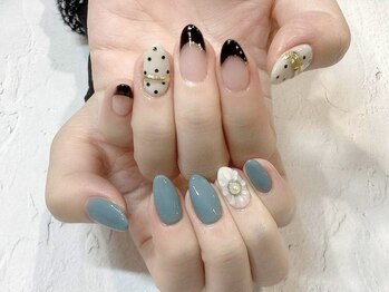 アンジュネイル(Angenail)/ぷっくりフラワー