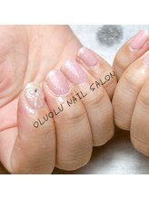 オルオル(OluOlu)/キラキラリボンネイル