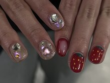 つめノさき/いちご狩りネイル