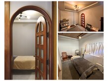 完全個室2室、カップルのご利用も可能。静かな空間で施術を満喫