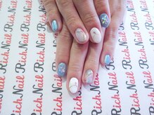 ネイル リッチ(Nail Rich)/涼しげアート☆