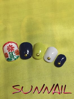 サンネイル(SUN NAIL)/★夏のフットネイル★