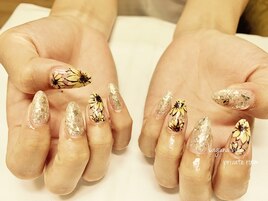 ひまわりネイル☆