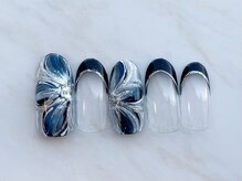 ルミエ(Lumie)/エレガントフラワーネイル