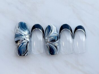 ルミエ(Lumie)/エレガントフラワーネイル