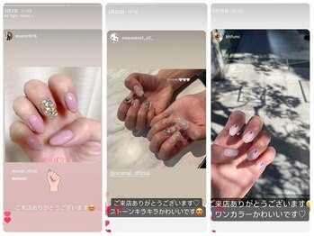 ナイスネイル 自由が丘店/お客様Instagram