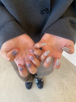 ポレ(pole)/2層グラデ×フラッシュ