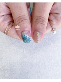 てがき海ネイルとシージュエリー