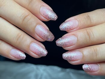 ネイルサロン プール ヴー(Nail Salon Pour Vous)/【ラメ】グラデーションネイル