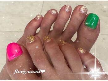 フロージュ ネイル(florjyu nail)/ネオンカラーnail