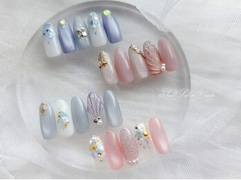 ネイルサロン ヴィクシア(Nail Salon VIXIA)の写真/【スタッフ全員JNEC1級JNA上級保持の確かな技術】トレンド感を大人可愛く演出♪季節感あるお洒落な指先に☆