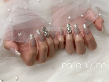 マウム(maum)の写真/シンプルでもトレンドの韓国デザイン♪定額コースのサンプルが豊富◎お得な価格で大満足の仕上がりに♪