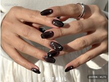 ファストネイル 越谷レイクタウン店(FAST NAIL)/大人Black×スキニーフレンチ