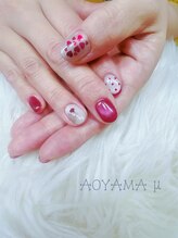 アオヤマ ミュー(AOYAMA μ)/バレンタインネイル