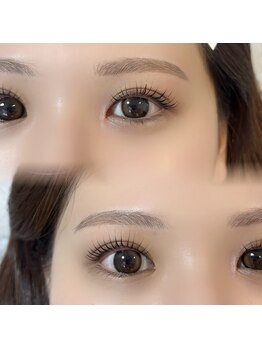 ハイ アイラッシュ サロン(Hi eyelash salon)の写真/まつ毛とアイブロウ同時施術で一気に目元垢抜け♪